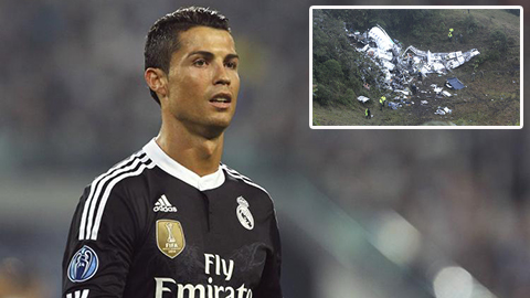 Ronaldo ủng hộ 3 triệu euro cho thảm họa máy bay