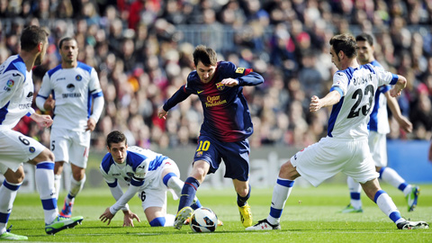 Khả năng rê bóng của Messi đã sụt giảm nhiều so với trước đây