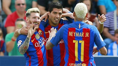 Messi dường như là hy vọng duy nhất trên hàng công Barca thời điểm này
