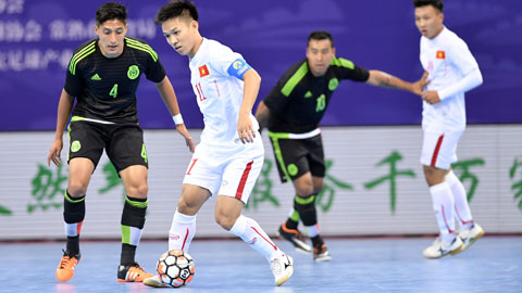 ĐT futsal Việt Nam thắng nghẹt thở Mexico