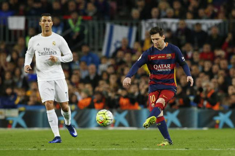 Messi và Ronaldo chính là những cầu thủ đại diện cho phong cách của Barca và Real