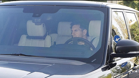 Messi ít khi nào bị phạt vì lái xe ẩu
