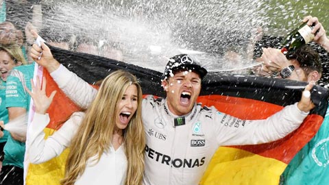 Tân vương F1 Nico Rosberg tuyên bố giải nghệ