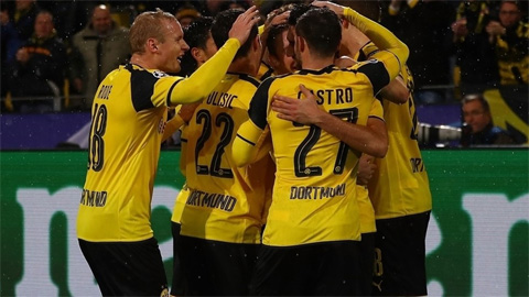Dortmund áp sát kỷ lục ghi bàn ở vòng bảng Champions League