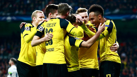 Dortmund phá kỷ lục ghi bàn tại Champions League
