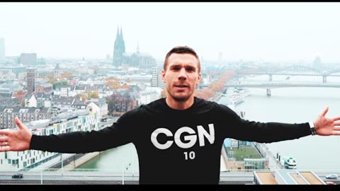Ca khúc Podolski góp mặt dẫn đầu BXH âm nhạc Đức