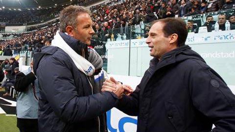 Max Allegri (phải) và Sinisa Mihajlovic sẽ tạo ra một cuộc đấu trí thú vị vào rạng sáng thứ Hai tới