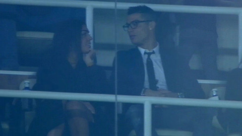 Ronaldo đưa bồ mới tới dự khán trận đấu của Real
