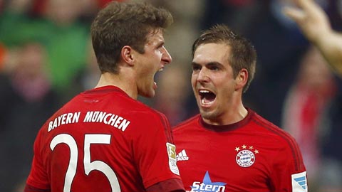 Bayern Munich sáng cửa vô địch lượt đi