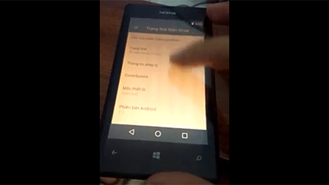 Android 7.1 cài ổn định trên Nokia Lumia 520 bởi lập trình người Việt