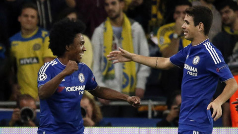 Oscar đã chào tạm biệt các đồng đội ở Chelsea