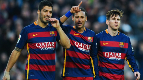 Messi, Suarez và Neymar được nghỉ Giáng sinh sớm