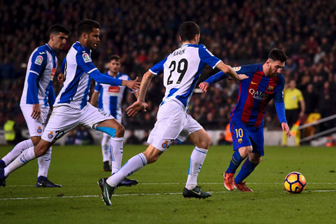 Messi đã vươn lên dẫn đầu danh sách Vua phá lưới La Liga với 11 lần lập công