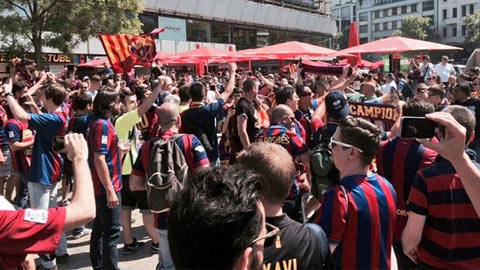 Fanzone của Barca hồi chung kết Champions League 2014/15