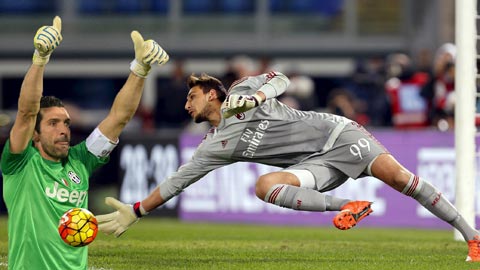 Juventus gặp AC Milan ở Siêu cúp Italia: Ngày Gigio bắt kịp Gigi