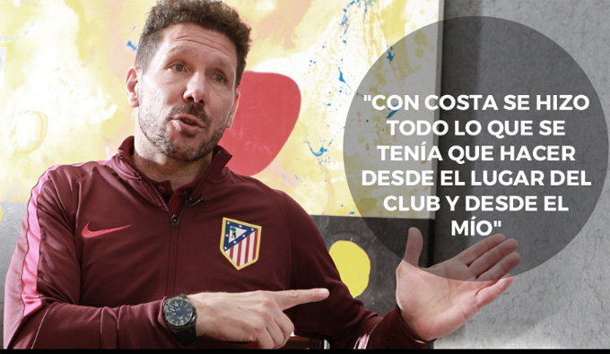 Với Diego Costa và Atletico, tôi đã có thể làm được mọi thứ mình mong muốn