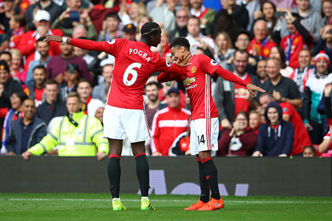 Pogba và Lingard là 2 người tích cực ủng hộ trào lưu dab