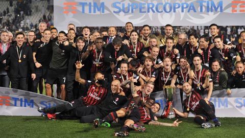 Siêu cúp Italia, danh hiệu của lòng quả cảm với Milan