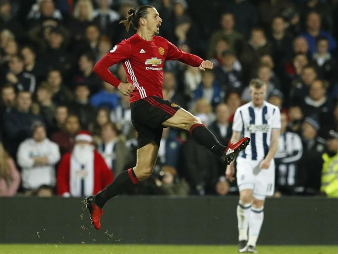 Zlatan Ibrahimovic (PSG/Manchester United): 39 bàn sau 42 trận