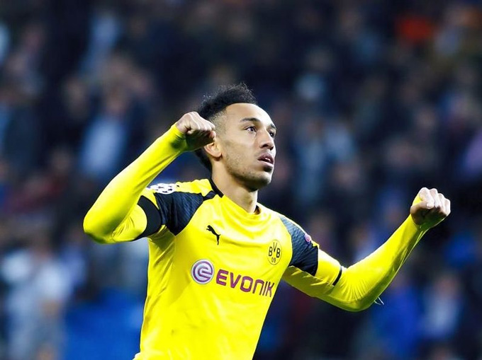 Pierre-Emerick Aubameyang (Dortmund): 31 bàn sau 41 trận