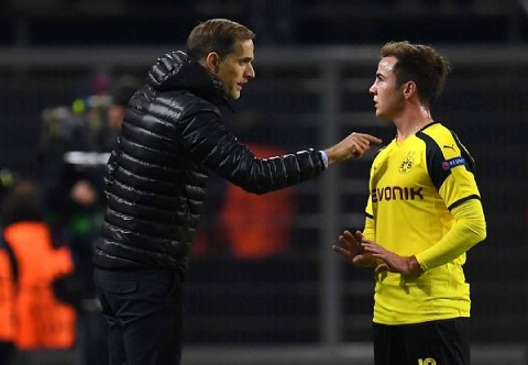 Goetze đã trở lại Dortmund