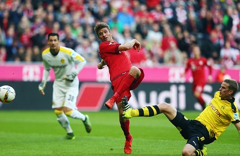 Dortmund vẫn thất bại trước Bayern ở mọi mặt trận