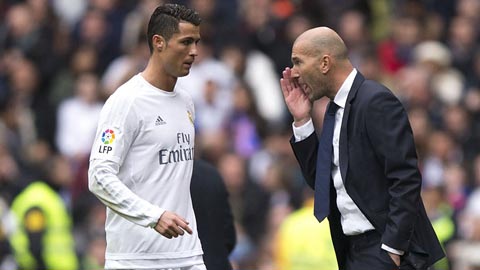 Zidane lên kế hoạch giảm tải cho Ronaldo