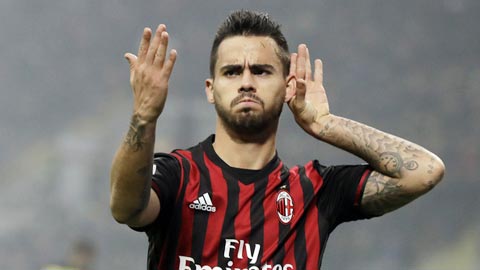 Milan gia hạn với Suso tới năm 2021