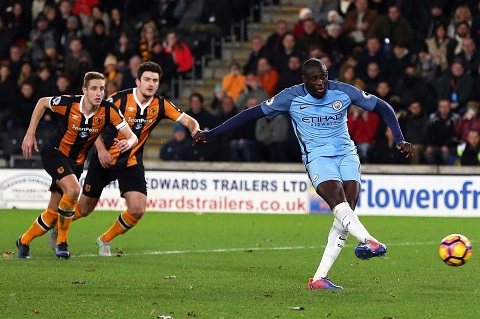 Toure là chuyên gia thực hiện penalty