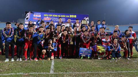 Đặt chỉ tiêu TOP 3, Than Quảng Ninh vẫn mơ vô địch V-League 2017