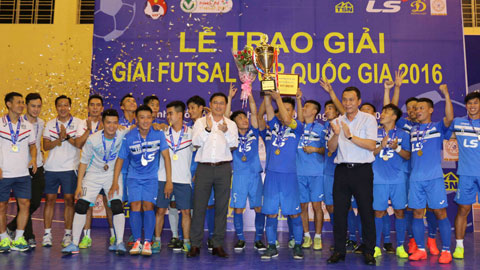 Thắng kịch tính, Thái Sơn Nam vô địch futsal cúp QG 2016