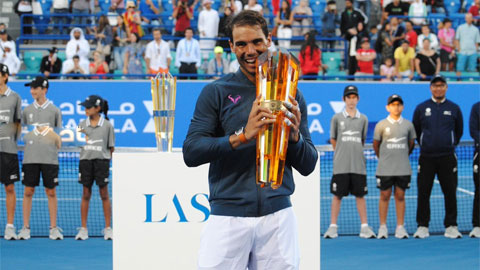 Nadal lần thứ 4 đăng quang tại Mubadala