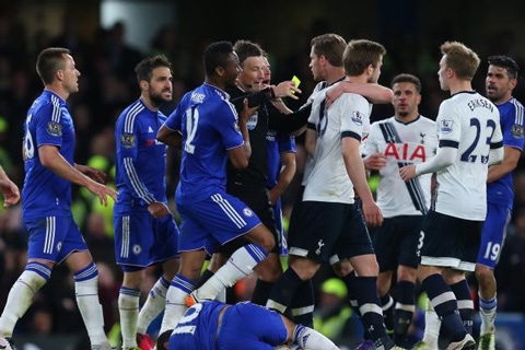 Những trận derby giữa Tottenham và Chelsea luôn vô cùng căng thẳng