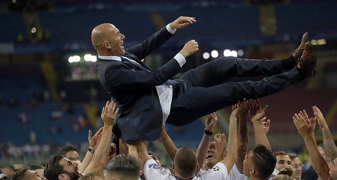 Ngày 28/5, cái tên Zidane đi vào lịch sử khi cùng Real vô địch Champions League