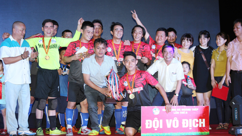 Nam Khánh bảo vệ thành công chức vô địch bóng đá ngành Thép