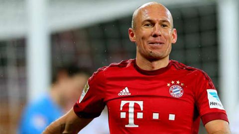 Robben vào Top 10  cầu thủ xuất sắc nhất Bundesliga: Bayern cần công bằng hơn với Robben