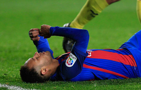 Neymar đã không ghi bàn ở La Liga từ đầu tháng 10 năm ngoái