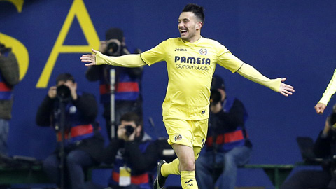 Sansone ghi bàn ngay đầu hiệp 2 đưa Villarreal vươn lên dẫn trước