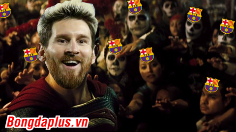 Ảnh chế: Anh hùng Messi giải cứu mỹ nhân Barca