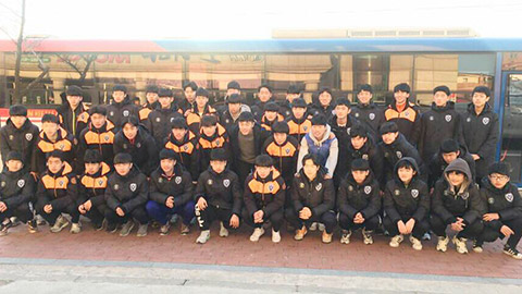 U17 HAGL Arsenal JMG tập huấn ở lò đào tạo ra Park Ji-sung