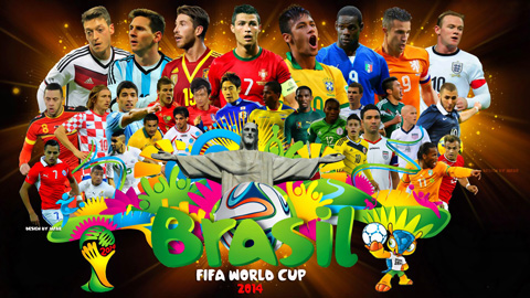 World Cup 2014 qua hình hài 48 đội tham dự