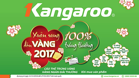 Háo hức đón xuân cùng Kangaroo với "Xuân sang đón vàng 2017"