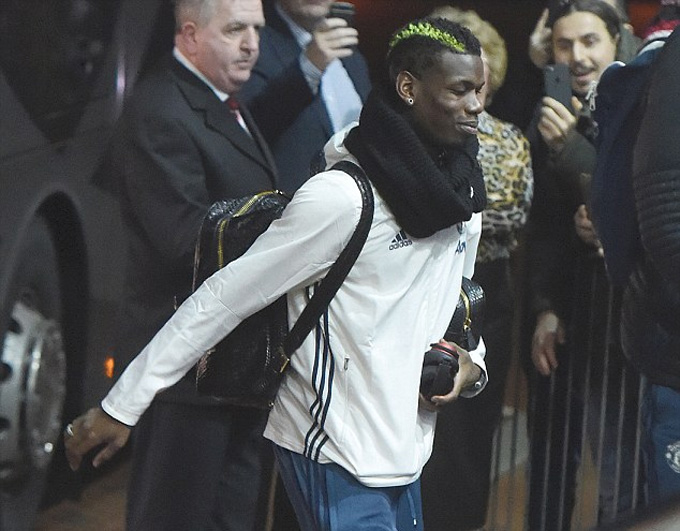 Pogba và các thành viên khác của M.U sẽ nghỉ ngơi ở The Lowry trước khi bước vào trận đấu với Liverpool