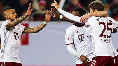 Các cầu thủ Bayern đã có được sự chuẩn bị tốt nhất cho giai đoạn lượt về Bundesliga bằng chức vô địch Telekom Cup 2017