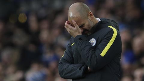 Man City thua trận thứ 5 ở Premier League: Tuyệt vọng - trải nghiệm mới mẻ của Pep