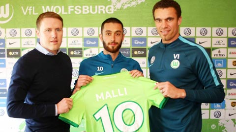 Wolfsburg mua sắm tích cực nhất mùa Đông