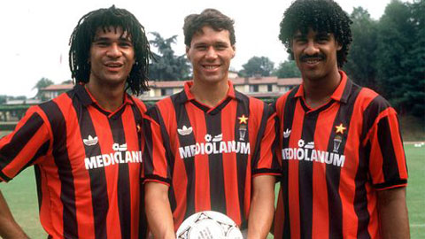 Bộ ba huyền thoại Gullit, Rijkaard và Van Basten ở Milan