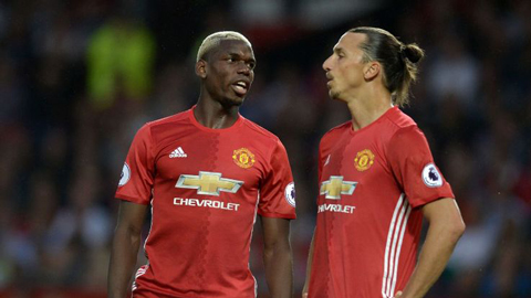 Ibra và Pogba chắc chắn vẫn sẽ là đầu tàu của M.U ở trận gặp Stoke