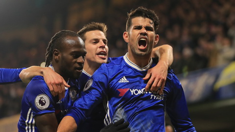 Diego Costa bùng nổ ngay khi được thi đấu