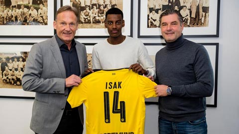 Dortmund chiêu mộ Alexander Isak: Tham vọng hay đầu tư kiếm lời?